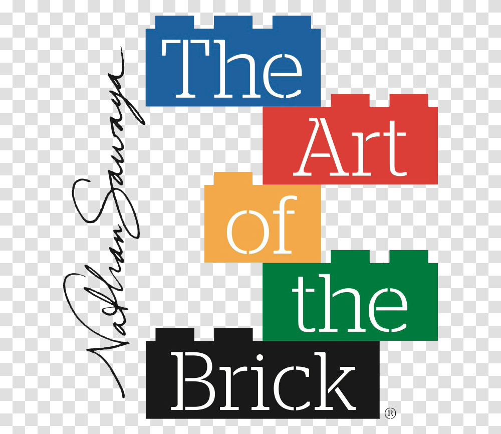 Art Of The Brick Logo, Poster, Advertisement, Flyer Transparent Png