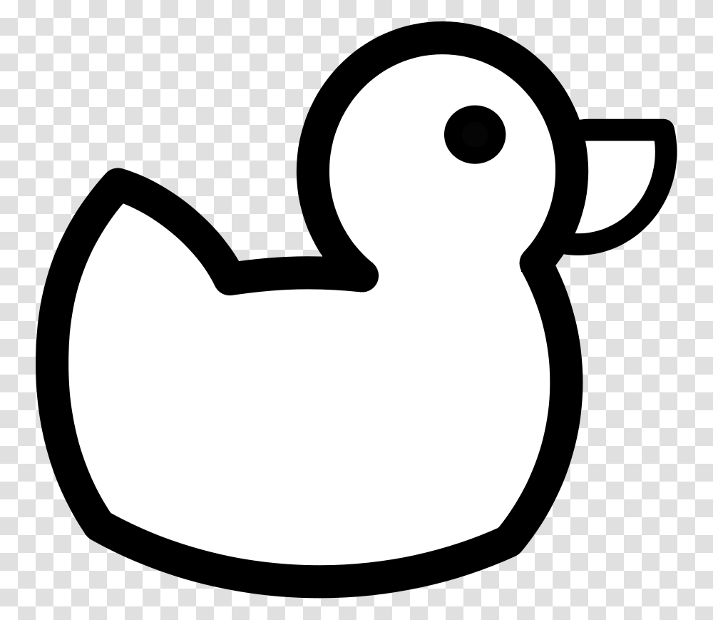 Art Outlines, Animal, Bird, Duck, Stencil Transparent Png