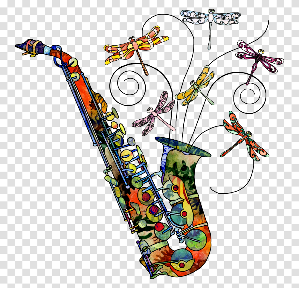 Art Painted Sax, Leisure Activities, Saxophone, Musical Instrument, Bow Transparent Png