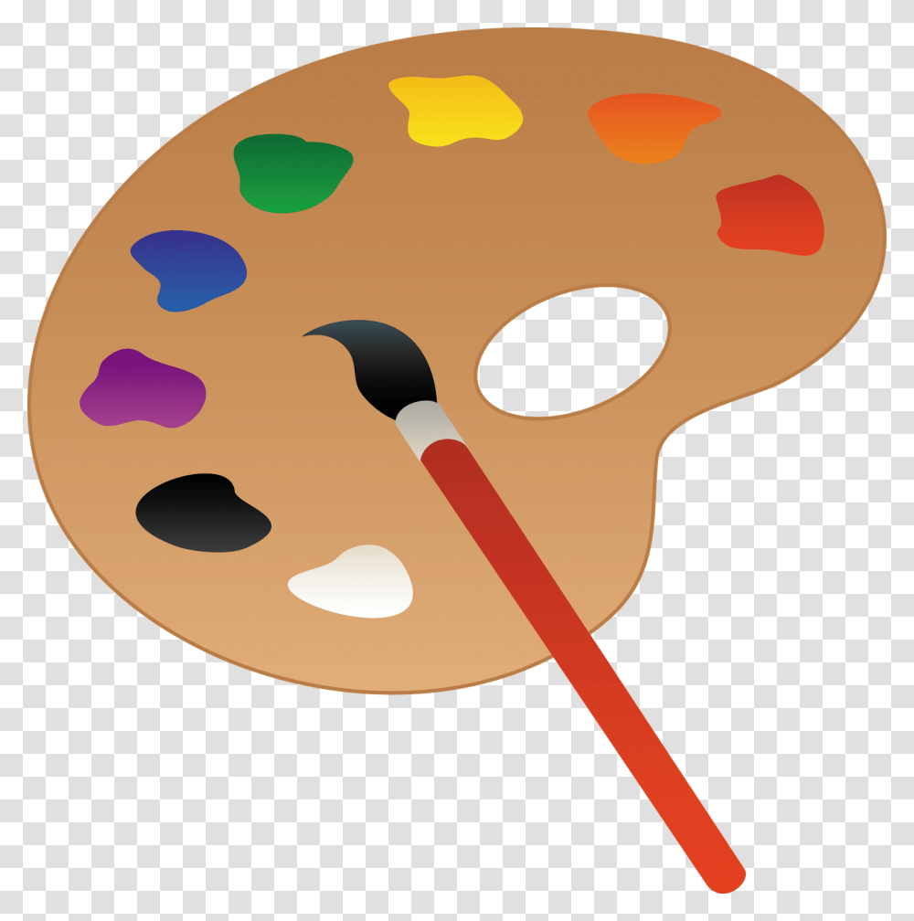 Art, Palette, Paint Container Transparent Png