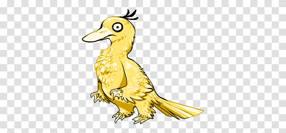Art Pokemon Golduck Psyduck Jesterdex Duck, Bird, Animal, Beak, Waterfowl Transparent Png