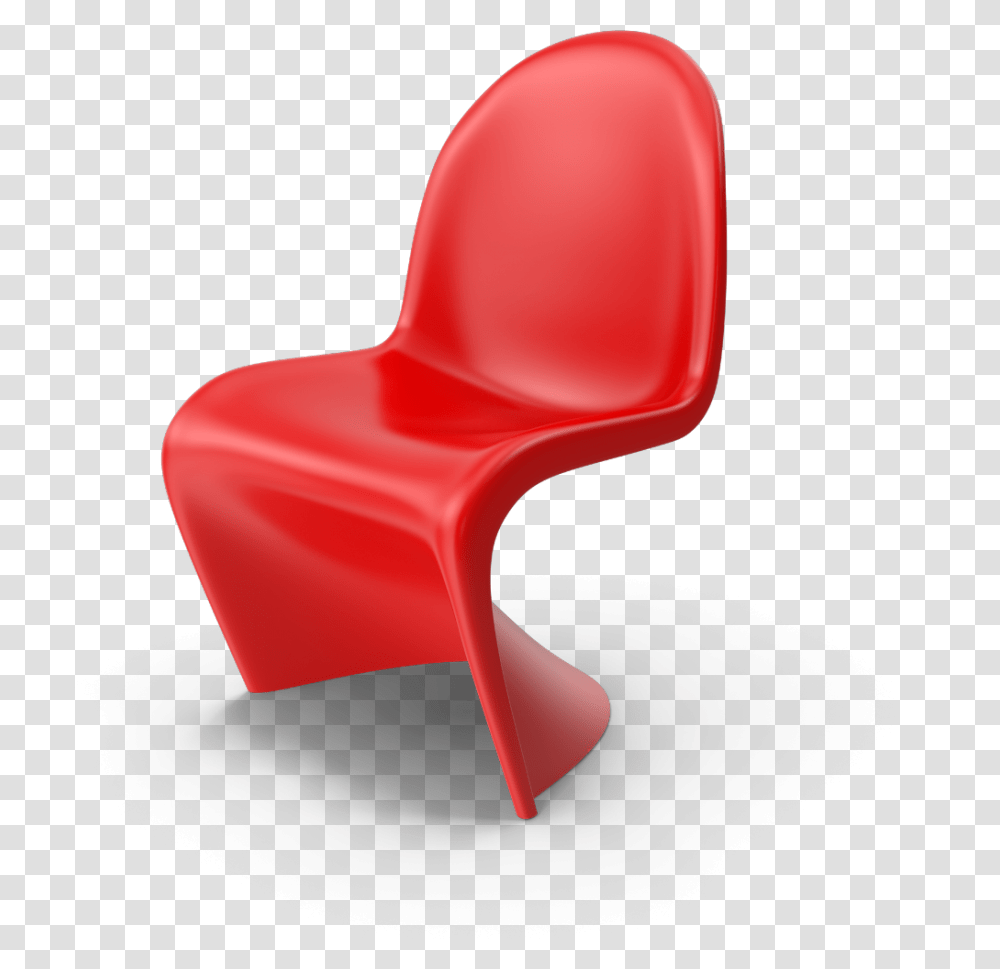 Art Red Chair 3d Art Freetoedit Retro Remixme, Furniture, Armchair Transparent Png