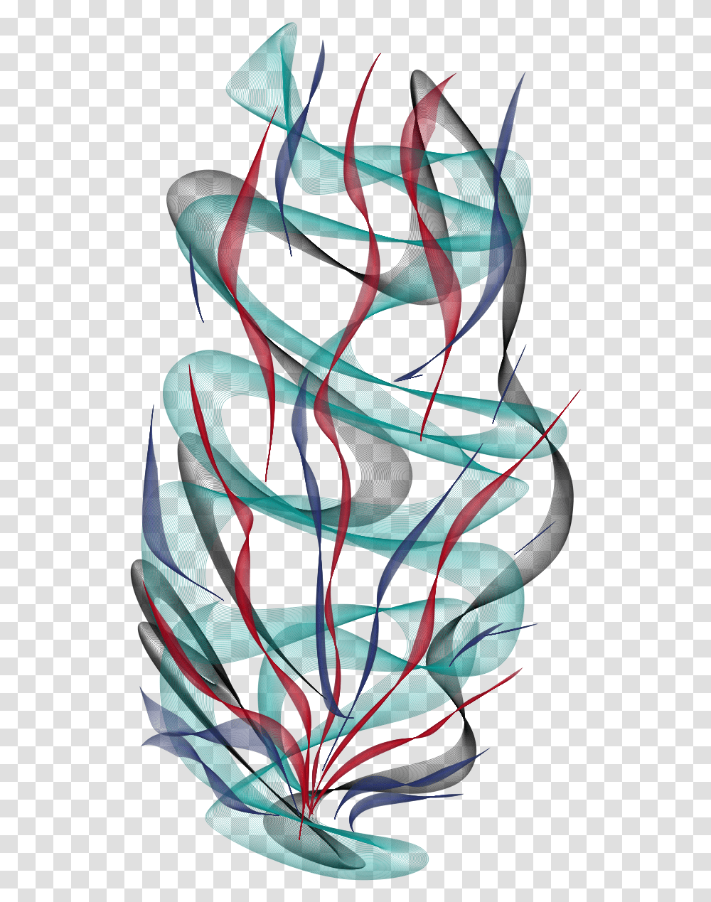 Art Seaweed Ocean Drawnwithpicsart Hollipolliyozza Illustration, Pattern, Fractal, Ornament Transparent Png