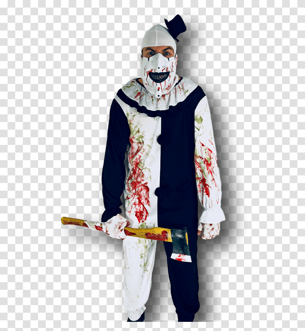 Art The Clown Costume, Sleeve, Person, Long Sleeve Transparent Png