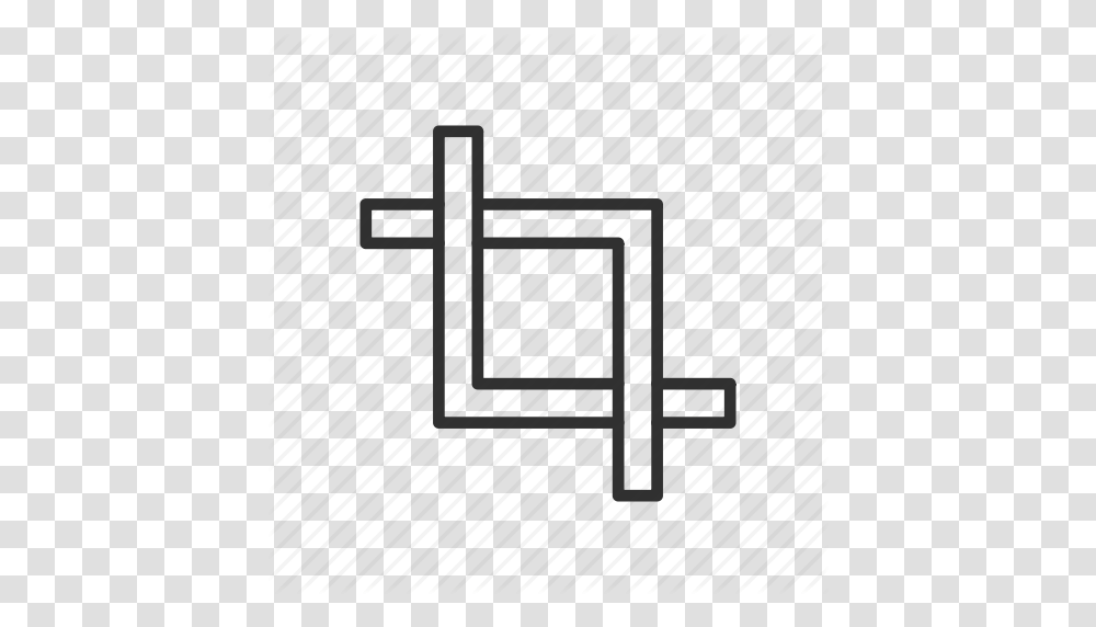 Artboard Tool Crop Lines Shape Icon, Plan, Plot, Diagram Transparent Png