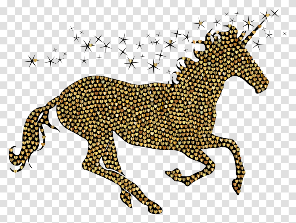 Artcarnivoranhorse Black Unicorn Clipart, Wildlife, Animal, Mammal, Cheetah Transparent Png