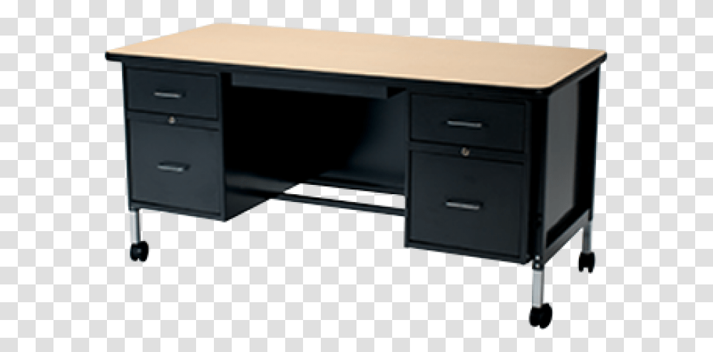 Artcobell Black Teacher Desk, Furniture, Table, Drawer, Cabinet Transparent Png