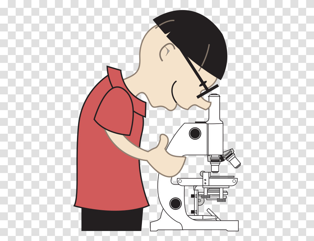 Artcommunicationarm Microscope Clipart With Scientists, Female, Leisure Activities Transparent Png