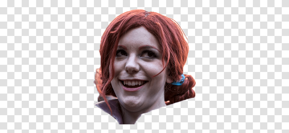 Artcore Red Hair, Head, Face, Person, Smile Transparent Png