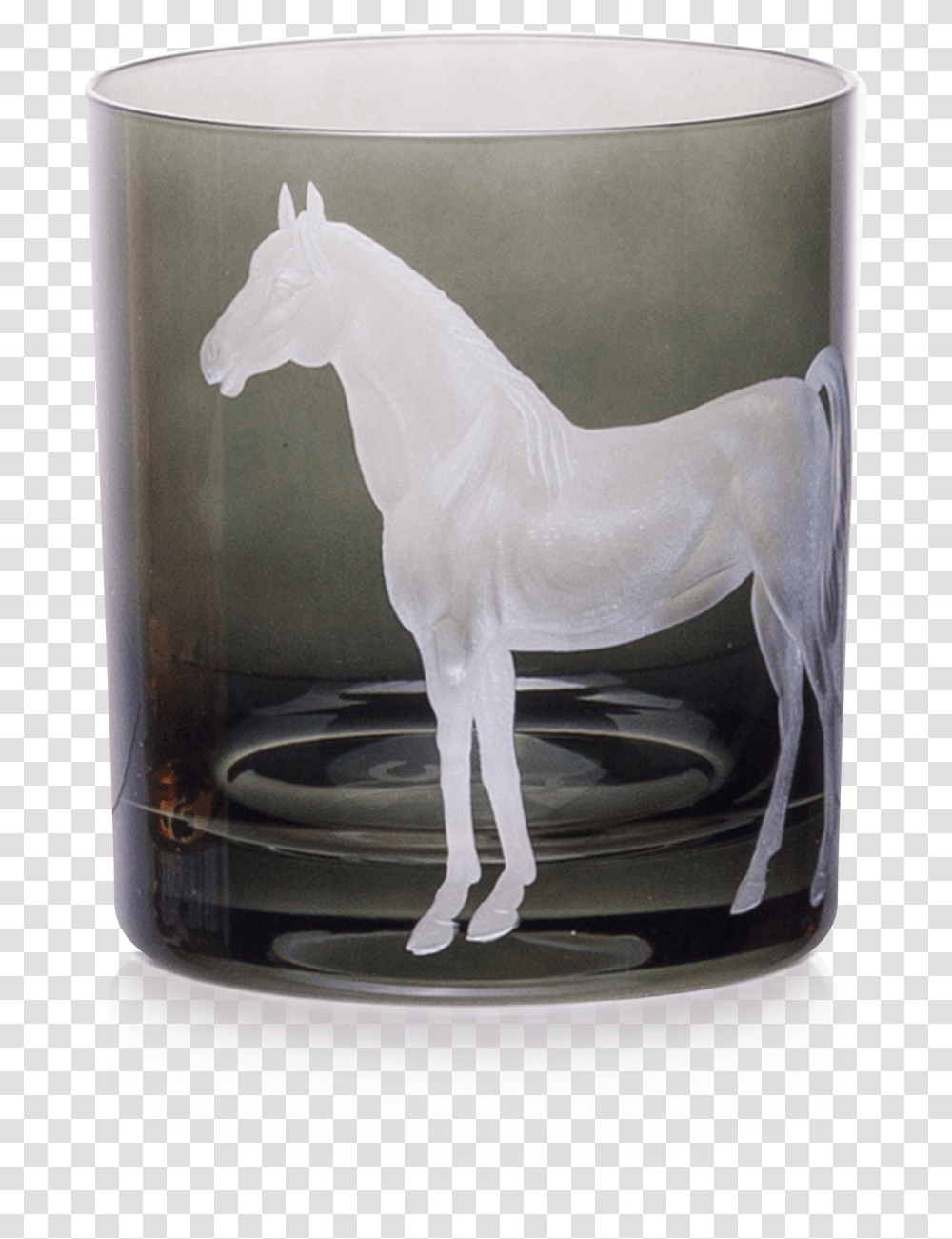Artel Barnyard Horse Dof Glass Smoke Coffee Cup, Porcelain, Pottery, Mammal, Animal Transparent Png