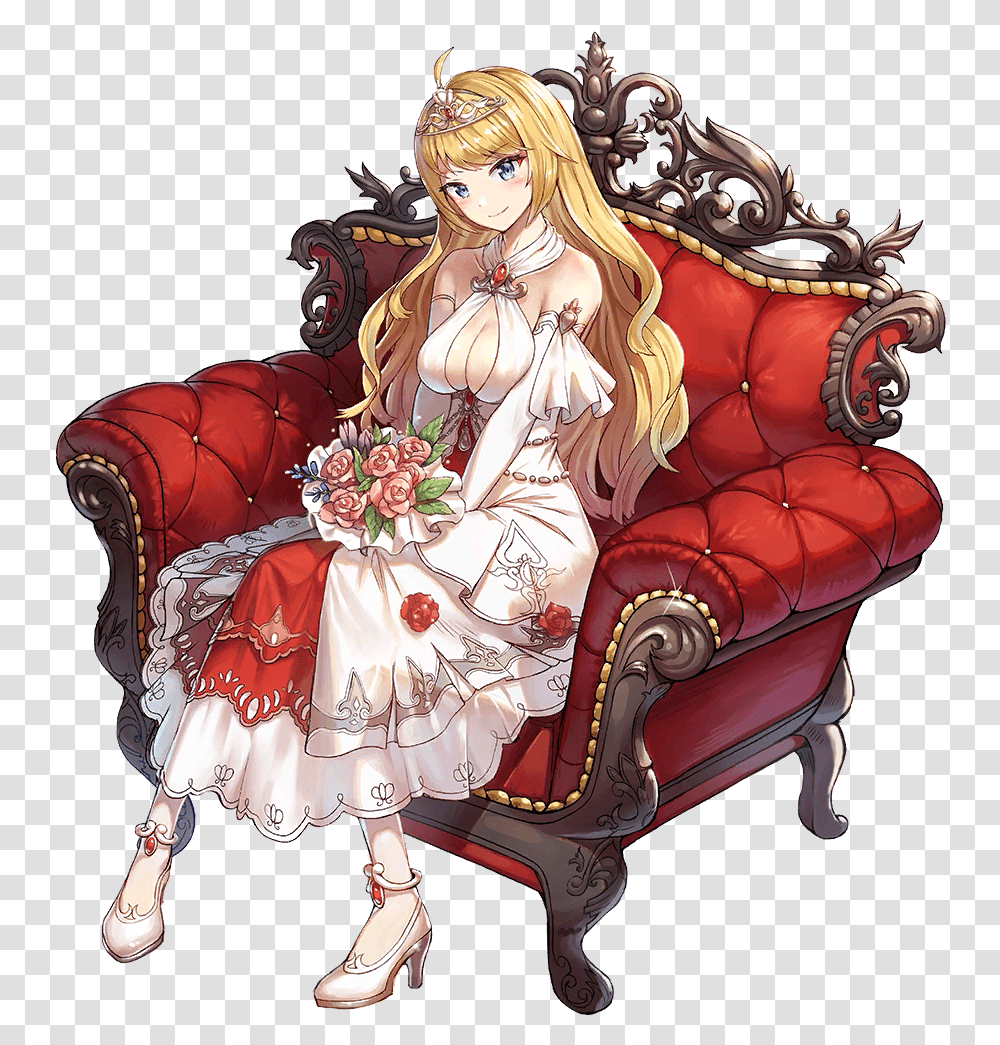 Artemia Kings Raid Throne, Furniture, Couch, Painting, Armchair Transparent Png