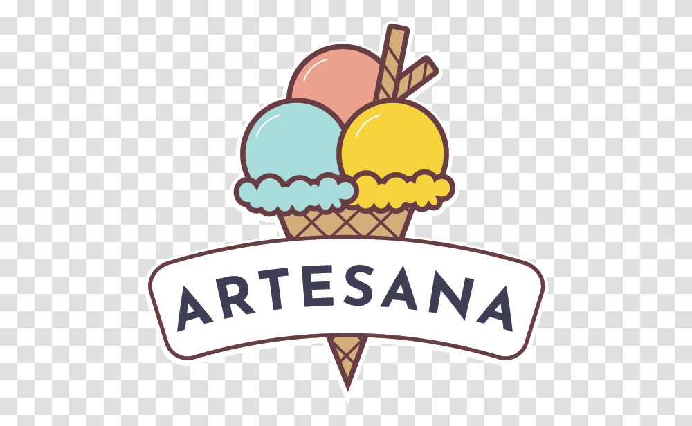 Artesana Ice Cream Logo No Circle Circle Ice Cream Logo, Label, Dynamite Transparent Png