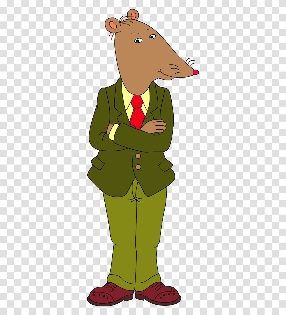 Arthur Characters Mr Ratburn, Tie, Accessories, Accessory, Necktie Transparent Png