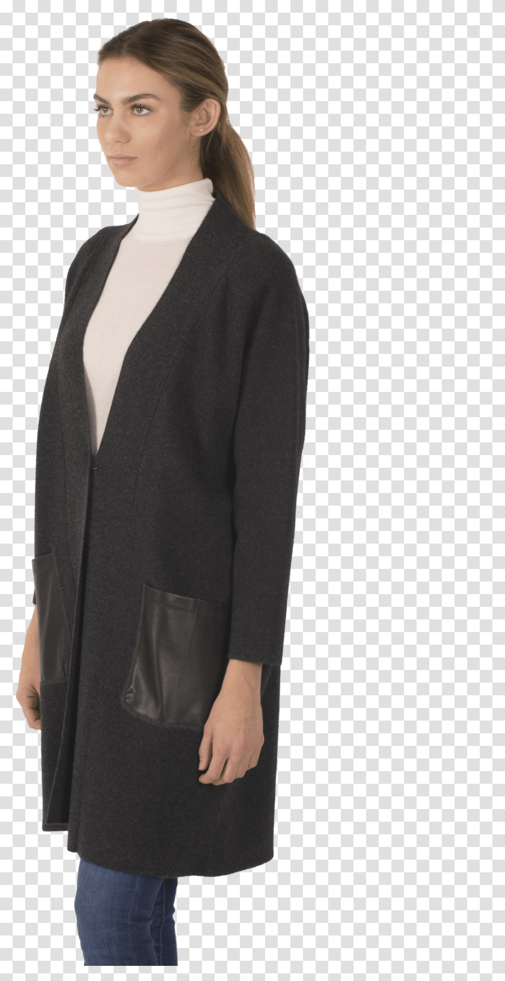 Arthur Jacket - Piccolo New York Cardigan, Clothing, Apparel, Sleeve, Long Sleeve Transparent Png