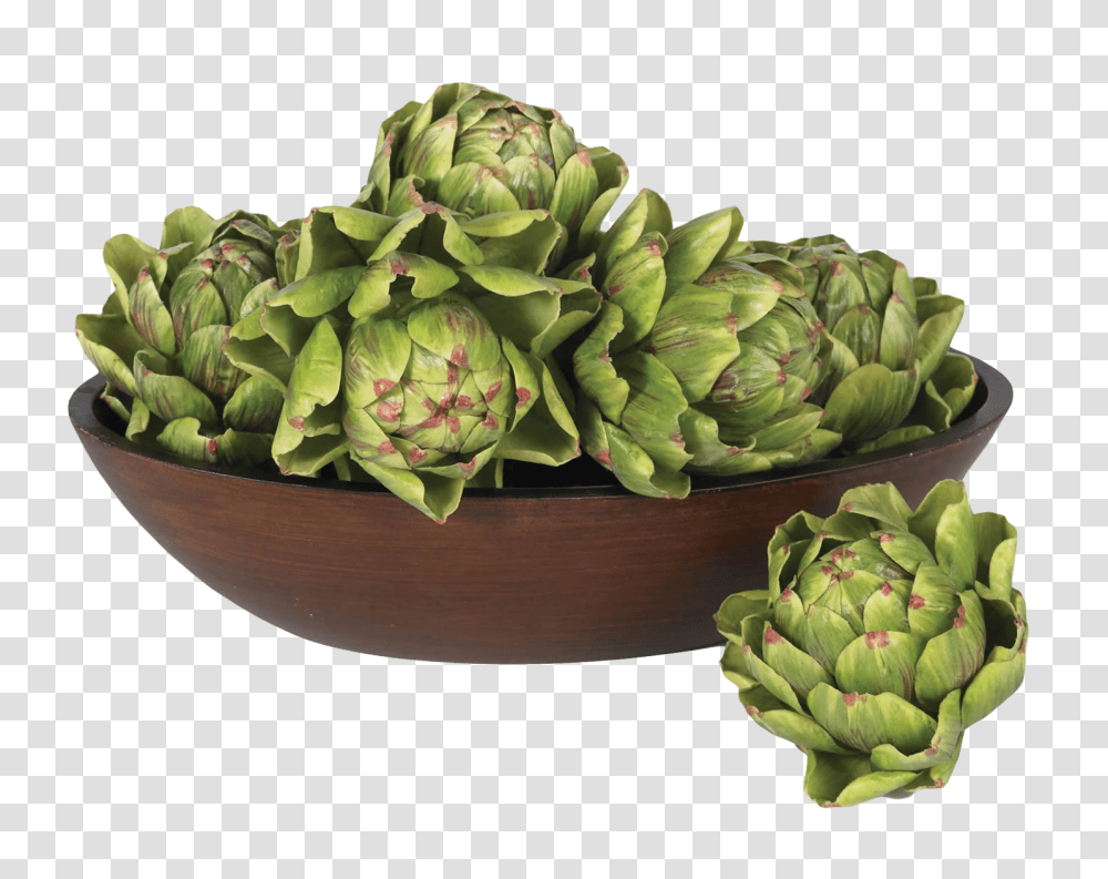 Artichoke In Bowl Image, Vegetable, Plant, Produce, Food Transparent Png