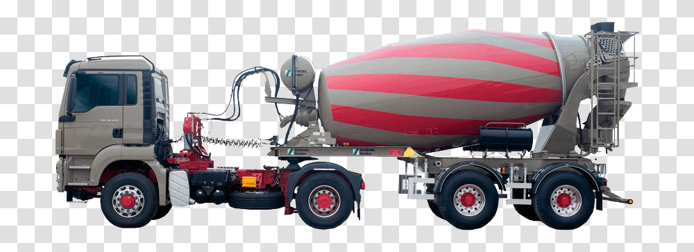Articulated Concrete Mixer Beton Mikseri, Truck, Vehicle, Transportation, Trailer Truck Transparent Png