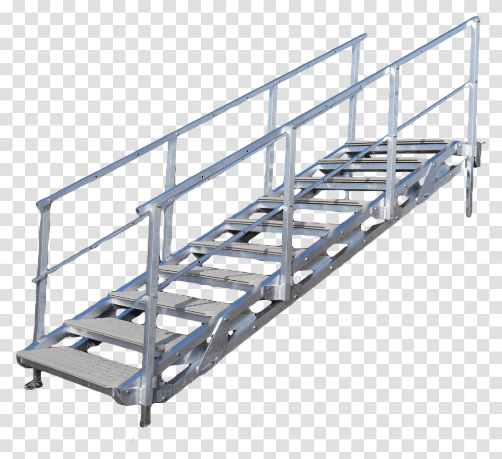 Articulating Dock Stairs, Ramp, Machine, Staircase Transparent Png