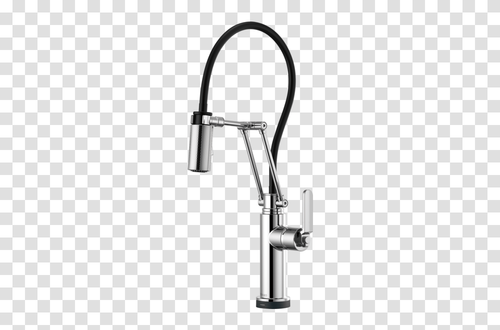 Articulating Faucet With Industrial Handle, Sink Faucet, Tap, Indoors Transparent Png
