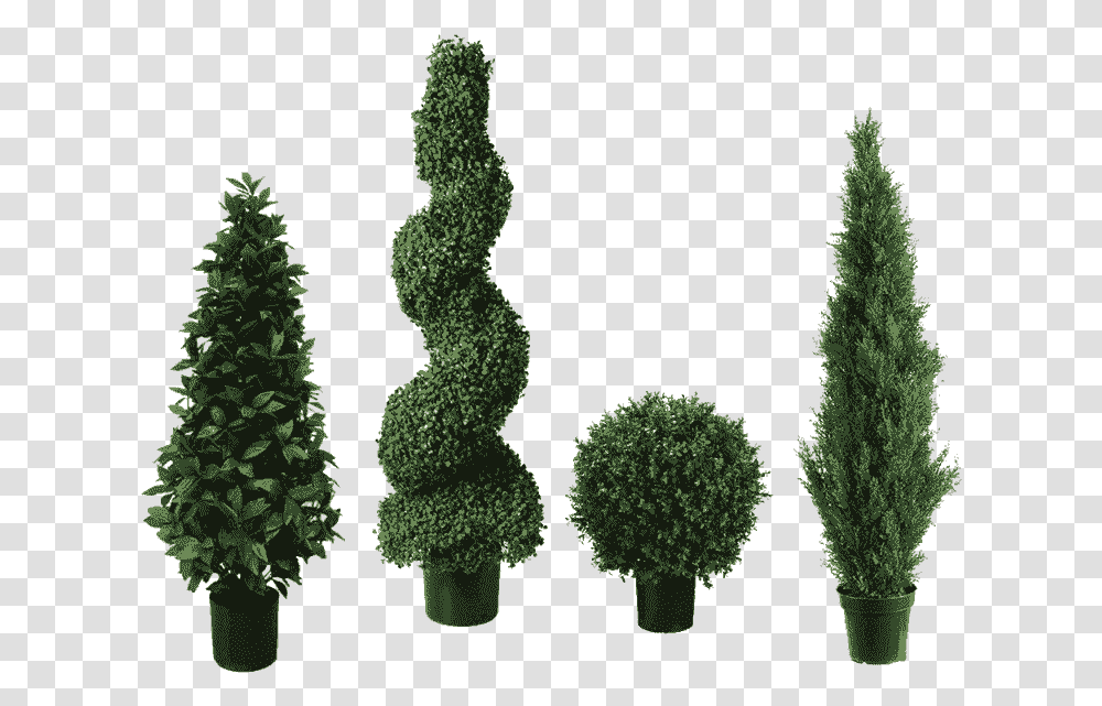 Artificial Bay Cone Topiary Tree Download Topiary, Vegetation, Plant, Green, Grove Transparent Png