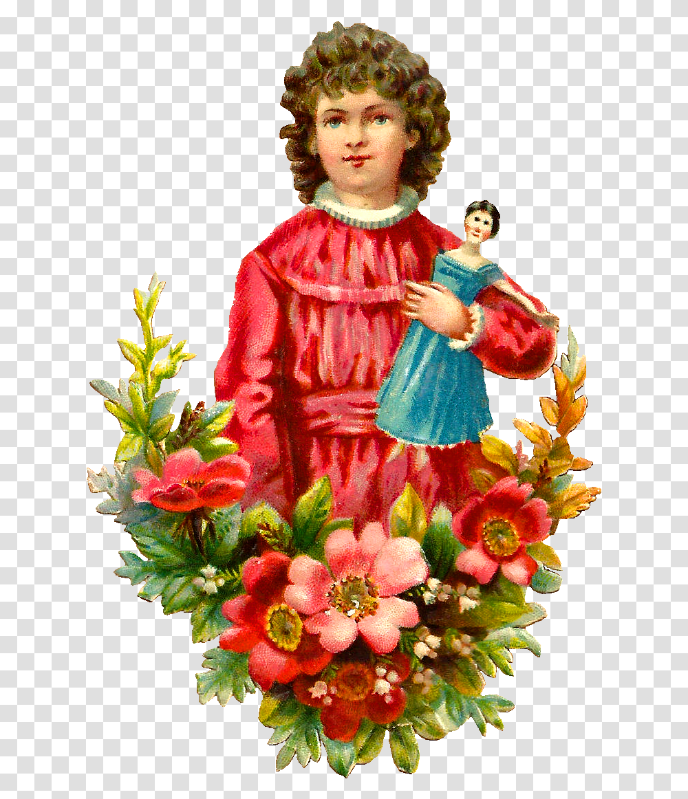 Artificial Flower, Plant, Person, Human, Figurine Transparent Png