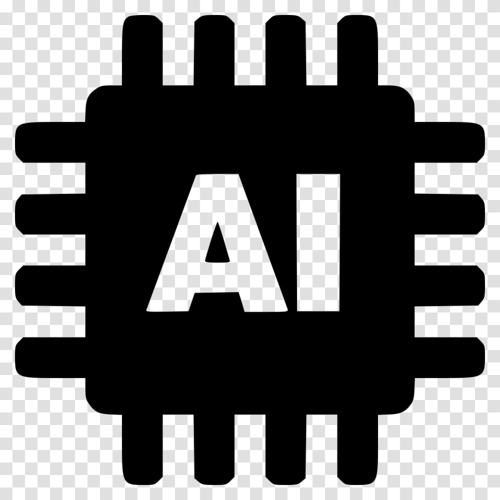 Artificial Intelligence Artificial Intelligence Ai Icons, Cross, Stencil Transparent Png