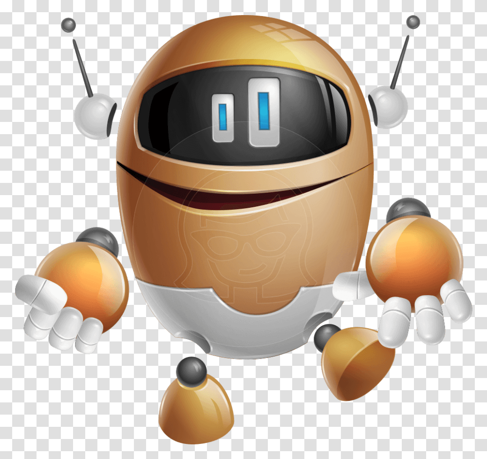 Artificial Intelligence Robot Cartoon Vector Character Artificial Intelligence Robot Icon Vector, Helmet, Plant, Food Transparent Png