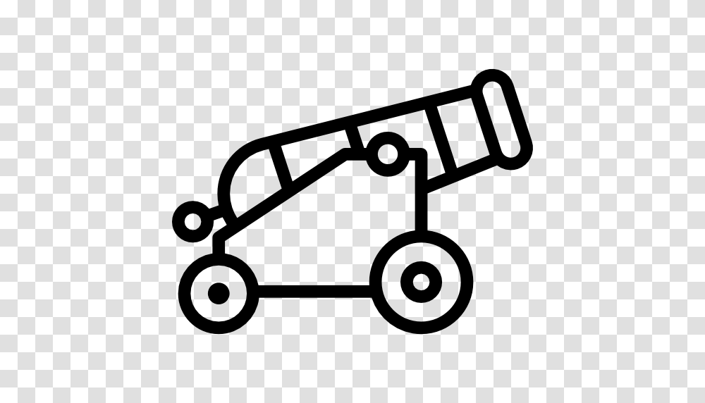 Artillery Icon, Lawn Mower, Tool, Vehicle, Transportation Transparent Png