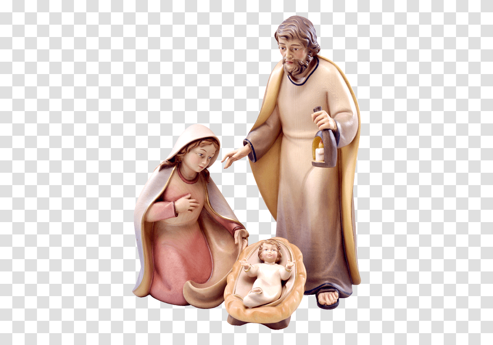Artis Nativity Holy Family 4 Figurine, Person, Human, Doll Transparent Png