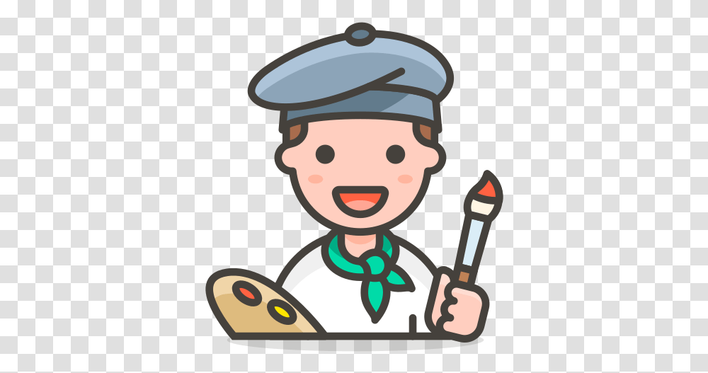 Artist Free Icon Of 780 Vector Emoji Artist, Chef Transparent Png