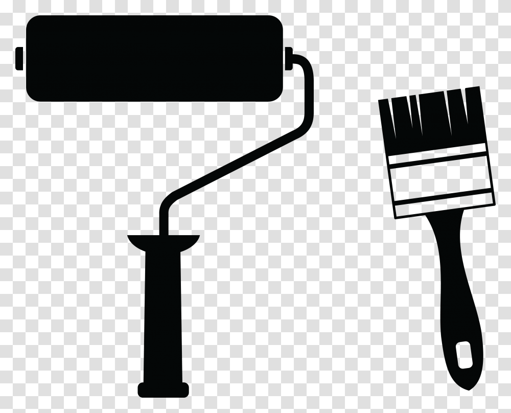 Artist Painter Clip Art Black And White, Cutlery, Lighting, Fork Transparent Png