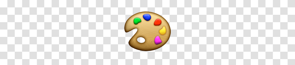 Artist Palette Emoji On Apple Ios, Toy, Paint Container, Food, Cookie Transparent Png
