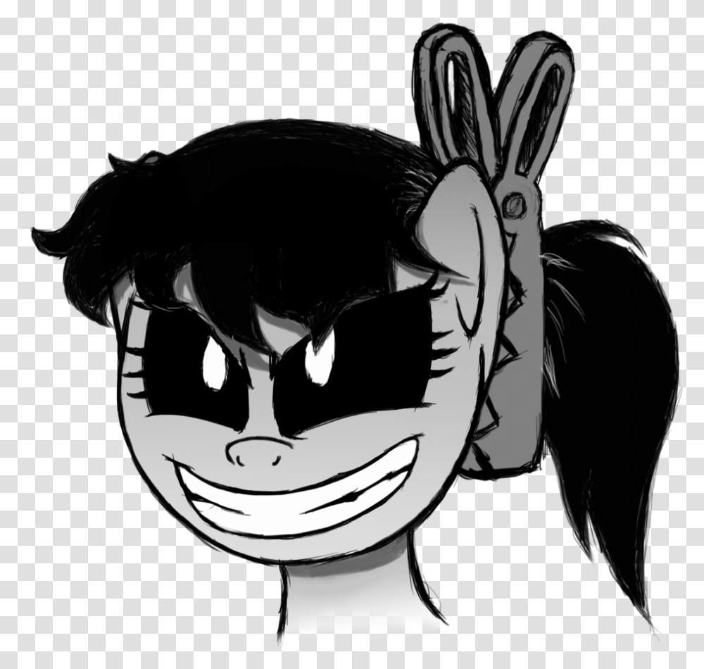 Artist Ponyhd Bear Trap Black Eye Crossover Erma Ponified Erma Adorable, Mammal, Animal, Stencil, Sunglasses Transparent Png