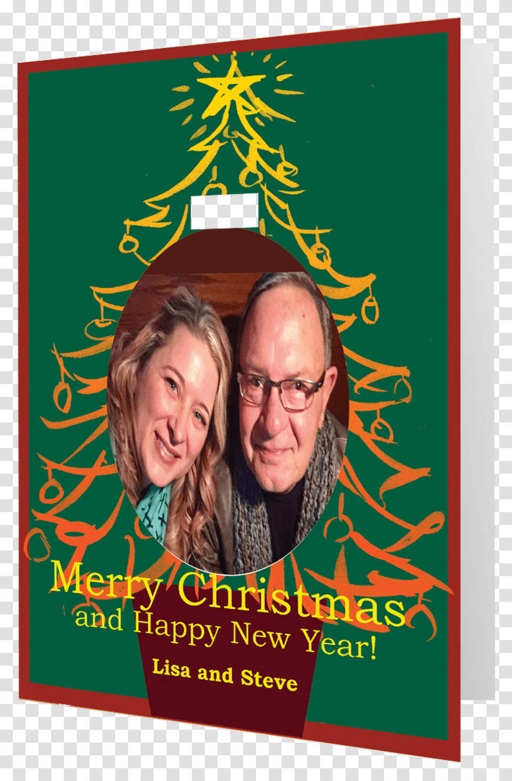 Artist Signature Holiday Photo Card Ombri Christmas Poster, Advertisement, Flyer, Paper, Brochure Transparent Png