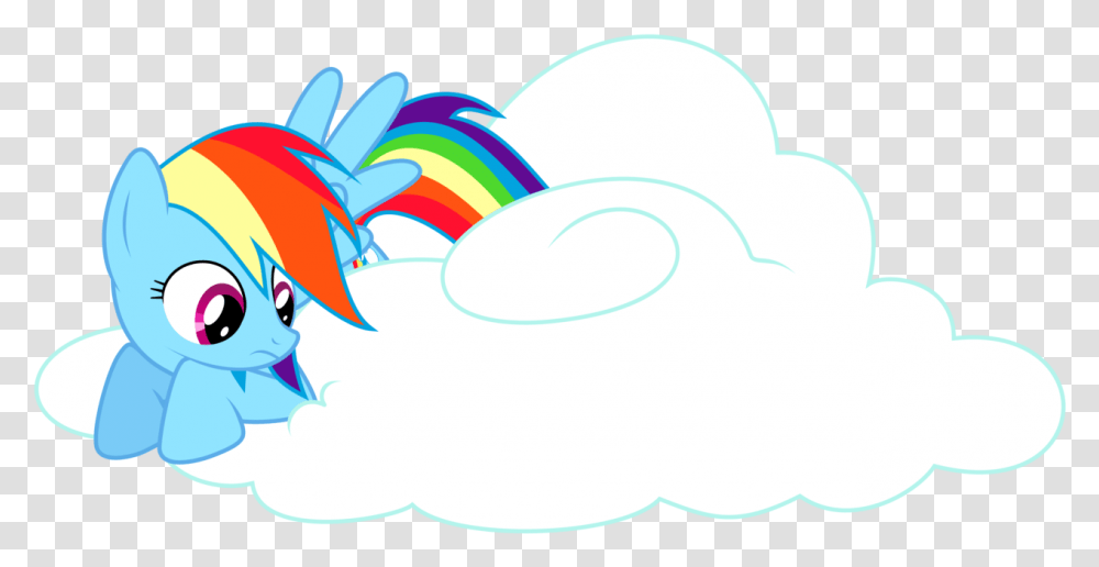 Artist Tiwake Rainbow Dash On A Cloud Vector, Baseball Cap, Hat, Apparel Transparent Png