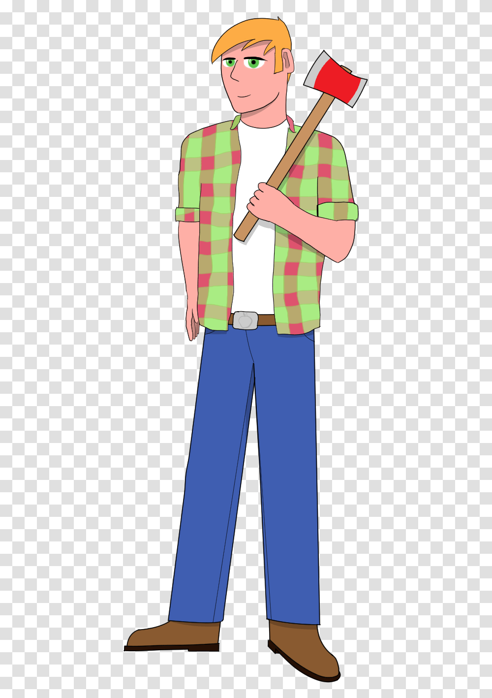 Artist Totallynotabronyfim Axe Illustration, Person, Standing, Costume Transparent Png