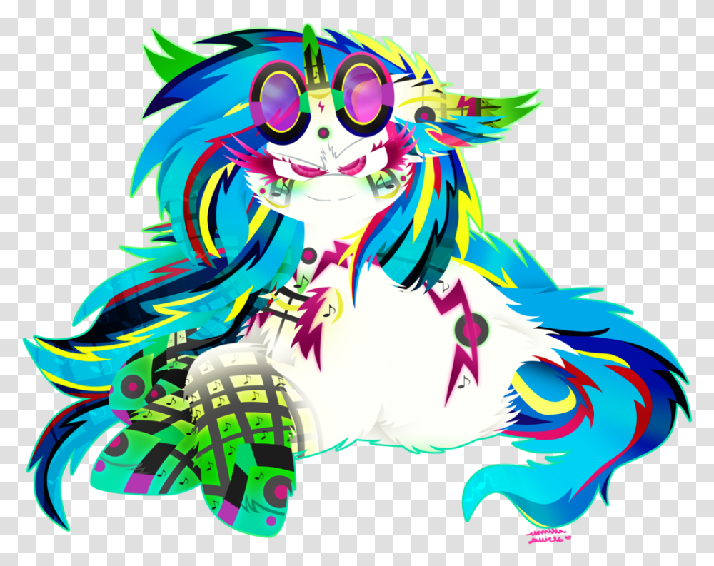 Artist Vanillaswirl Bass Chest Fluff Colored Colorful Music Dj, Costume, Drawing, Doodle Transparent Png