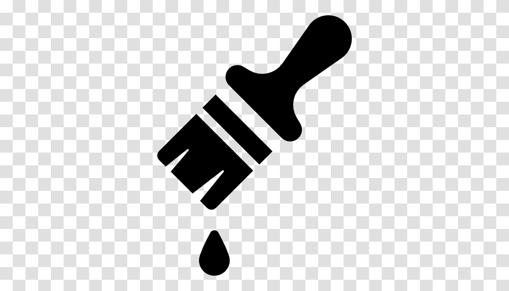 Artistic Drops Paint Painted Painter Painting Icon, Stencil, Hammer, Tool, Silhouette Transparent Png