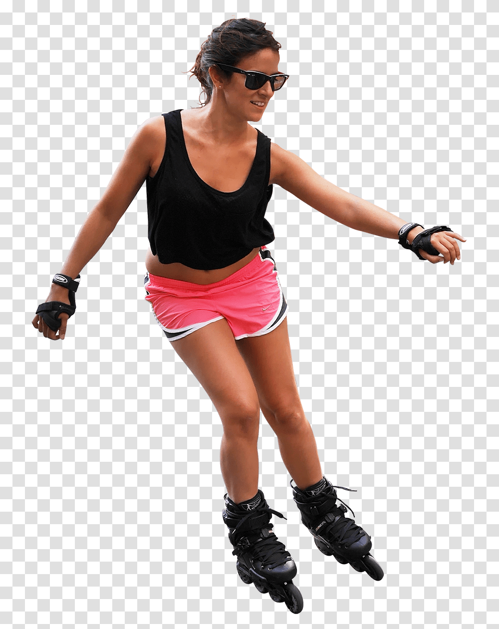 Artistic Roller Skating People Roller Skating, Shorts, Female, Person Transparent Png