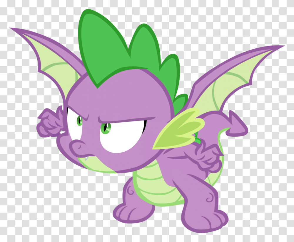 Artistmemnoch Determined Dragon Male Narrowed Spike Running My Little Pony, Graphics, Purple, Plush, Toy Transparent Png