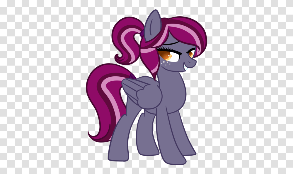 Artistpinipy Canon Style Equestria Daily Oc Cartoon, Purple, Graphics, Plant, Clothing Transparent Png
