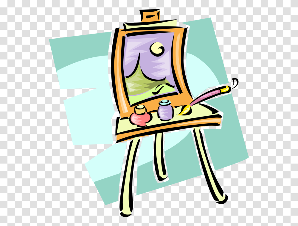 Artists Easel Supports Painting Canvas, Chair, Furniture, Photography Transparent Png