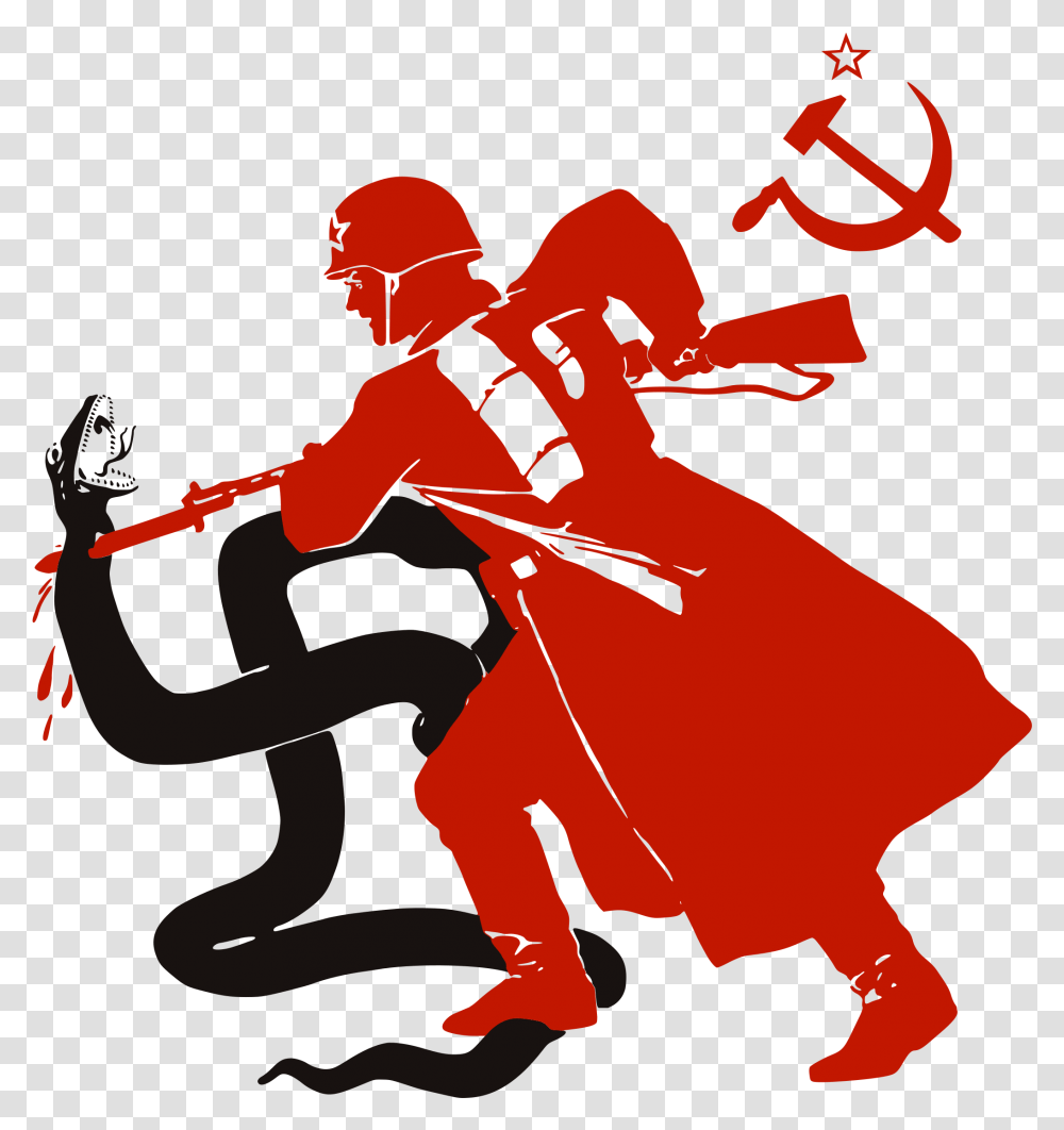 Artjointarea Anti Nazi Soviet Poster, Person, Duel, Leisure Activities, Performer Transparent Png