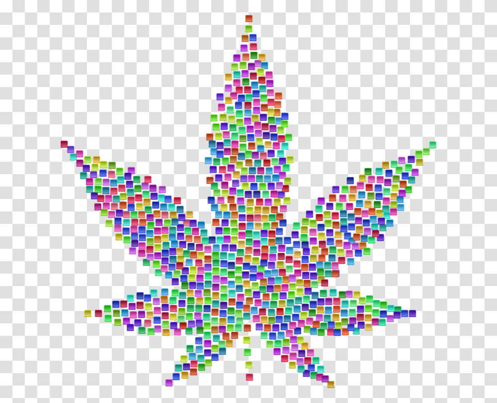 Artleafsymmetry Marijuana Leaf Vector, Pattern, Ornament, Light, Fractal Transparent Png
