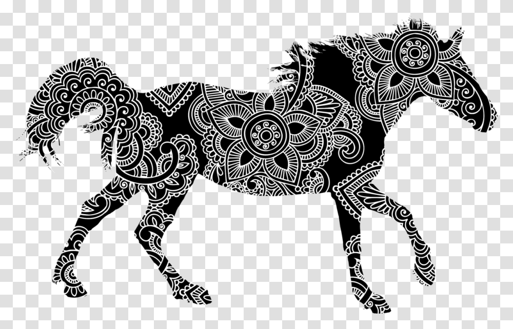 Artlivestockhorse Tack Arabian Horse Silhouette, Pattern, Floral Design, Paisley Transparent Png