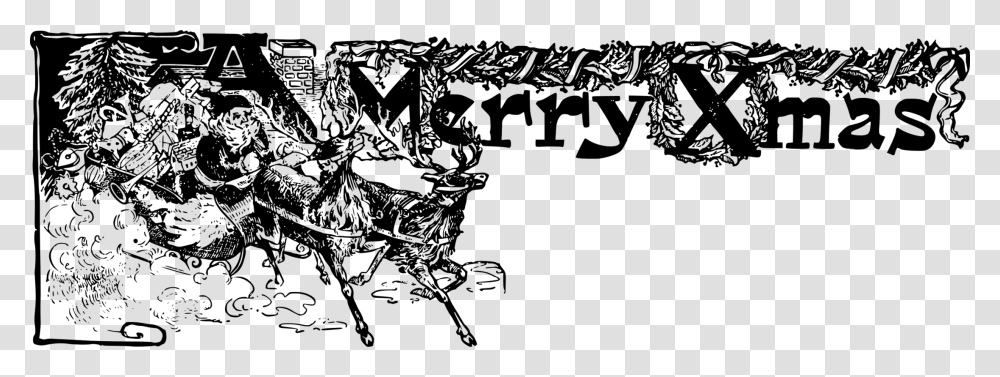 Artmonochrome Photographytext Free Black And White Merry Christmas Clipart, Gray, World Of Warcraft Transparent Png