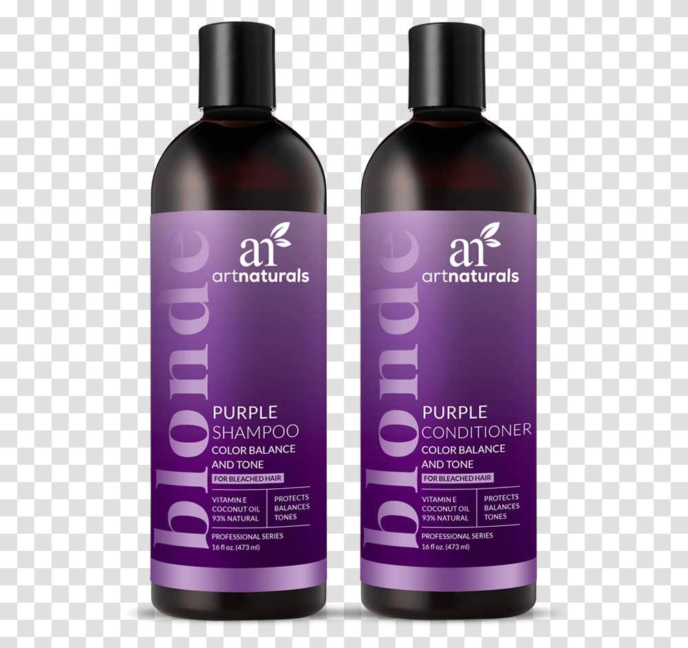 Artnaturals Purple Shampoo, Bottle, Beer, Alcohol Transparent Png