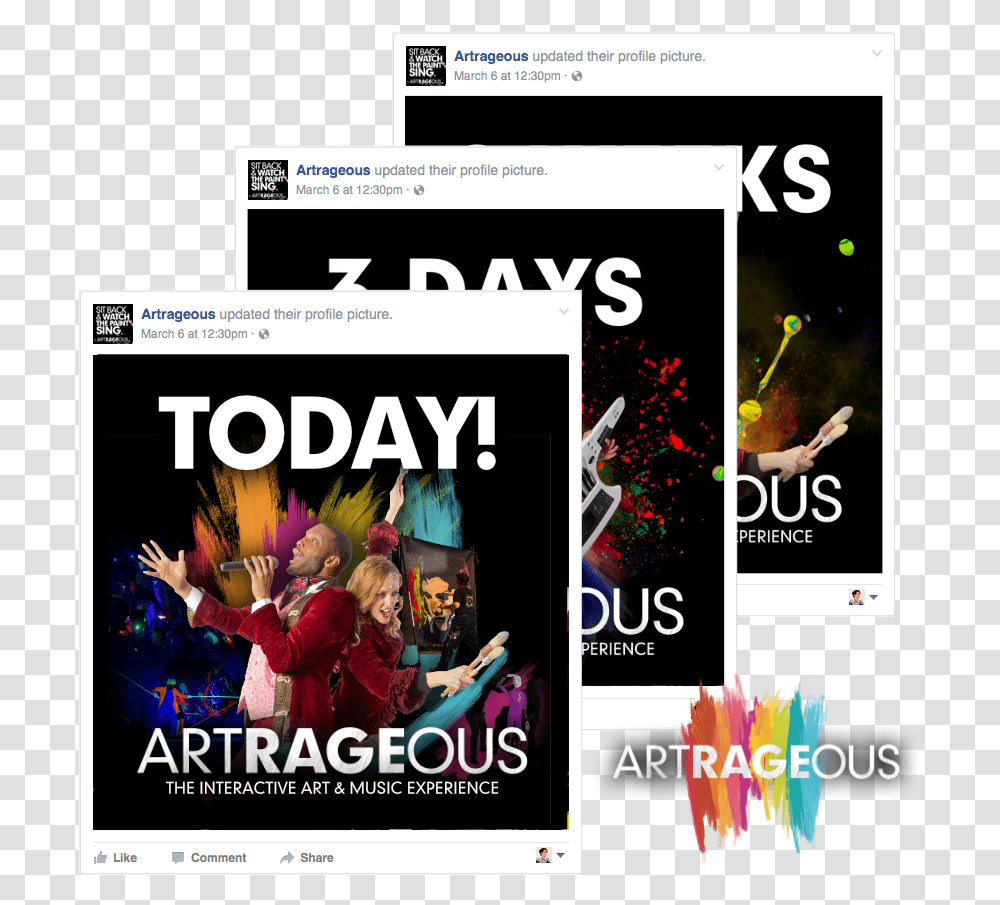 Artrageous Social Media Graphics Graphic Design, Person, Human, Advertisement, Poster Transparent Png