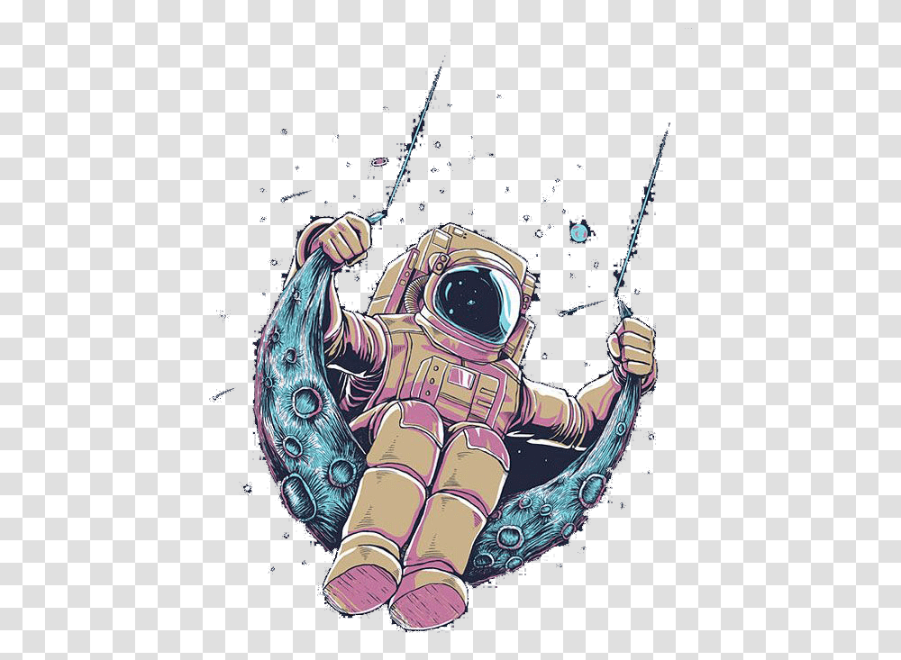 Arts Drawing Hq Image Free Astronaut Illustration, Person, Human, Helmet, Clothing Transparent Png