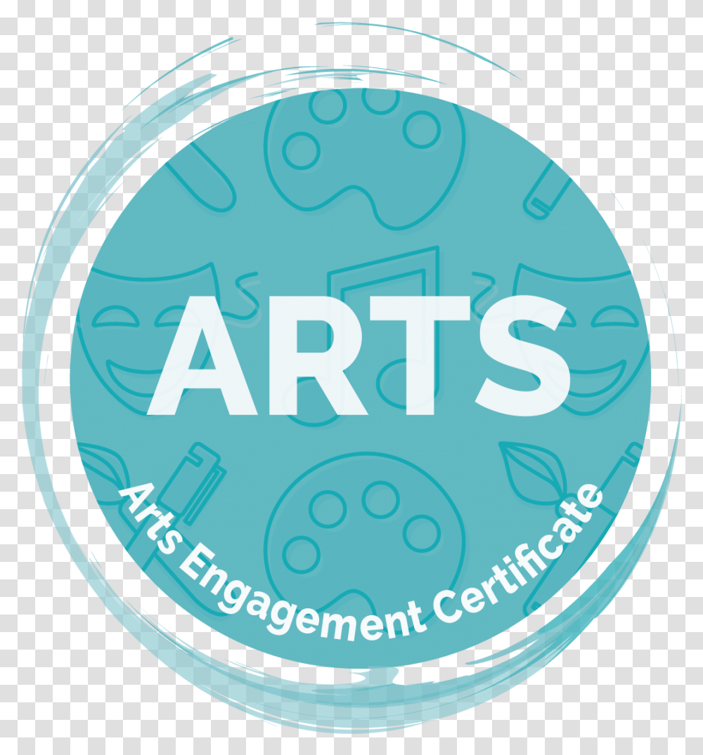 Arts Engagement Certificate Icon Circle, Label, Logo Transparent Png