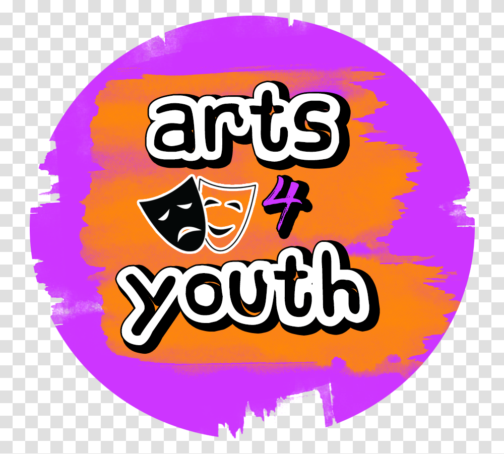 Arts4youth Project Launches In Dot, Label, Text, Sticker, Poster Transparent Png